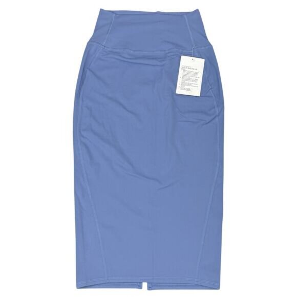 NWT LULULEMON Nulu Slim-Fit High-Rise Skirt Size 4 Oasis Blue - Picture 5 of 10